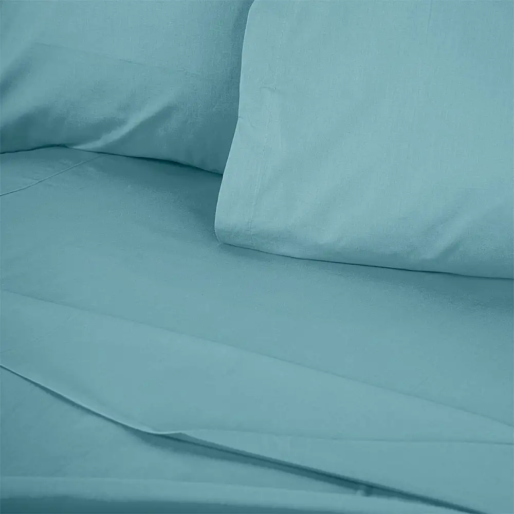 Σεντόνι Tonne Cotton Box Διπλό (240x260) χρώμα μέντα | 819TNE82110