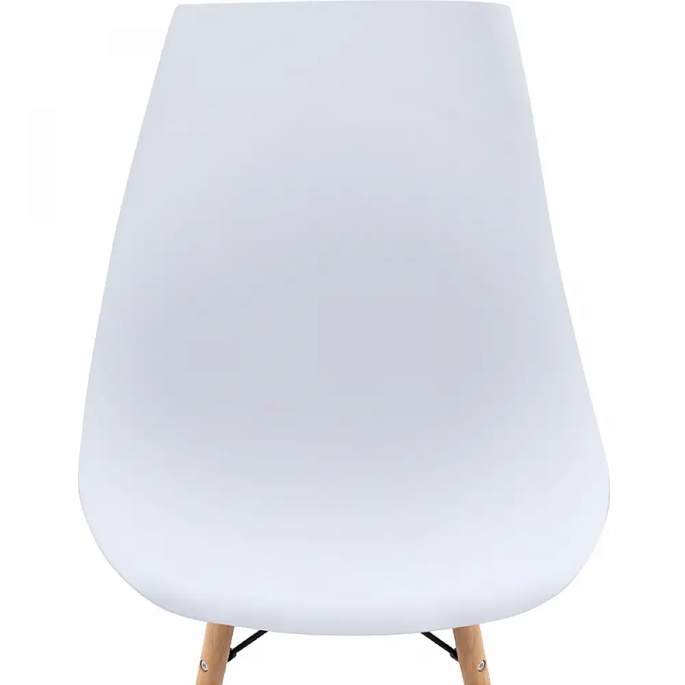 Καρέκλα τραπεζαρίας Nova Megapap PP λευκό - ξύλινο φυσικό πόδι 46x51x80εκ. | 4 τμχ | GP001-0042,2