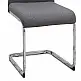 Καρέκλα τραπεζαρίας Laura Megapap γκρι ύφασμα - μεταλλική βάση χρωμίου 42x58x98εκ. | GP001-0052,2 | 4 τμχ