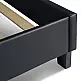 Κρεβάτι Sissy Megapap από τεχνόδερμα χρώμα μαύρο 160x200εκ. Κρεβάτι Sissy Megapap από τεχνόδερμα χρώμα μαύρο 160x200εκ.