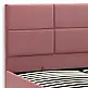 Κρεβάτι Kingston Megapap βελούδινο με αποθηκευτικό χώρο χρώμα σάπιο μήλο 160x200εκ. | GP002-0005,5