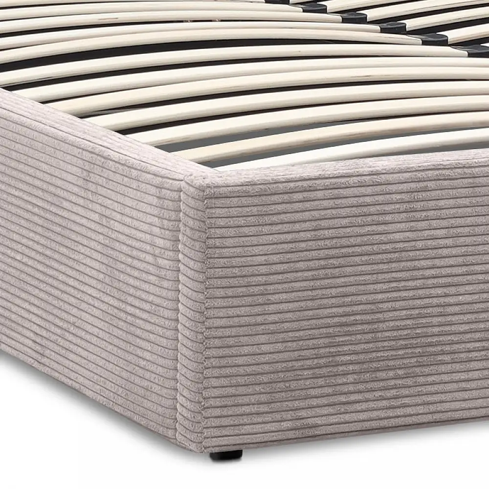 Κρεβάτι Velar Megapap υφασμάτινο με αποθηκευτικό χώρο χρώμα μόκα 160x200εκ. | GP002-0021,2