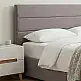 Κρεβάτι Olmo Megapap βελούδινο με αποθηκευτικό χώρο χρώμα γκρι 150x200εκ. | GP002-0025,1