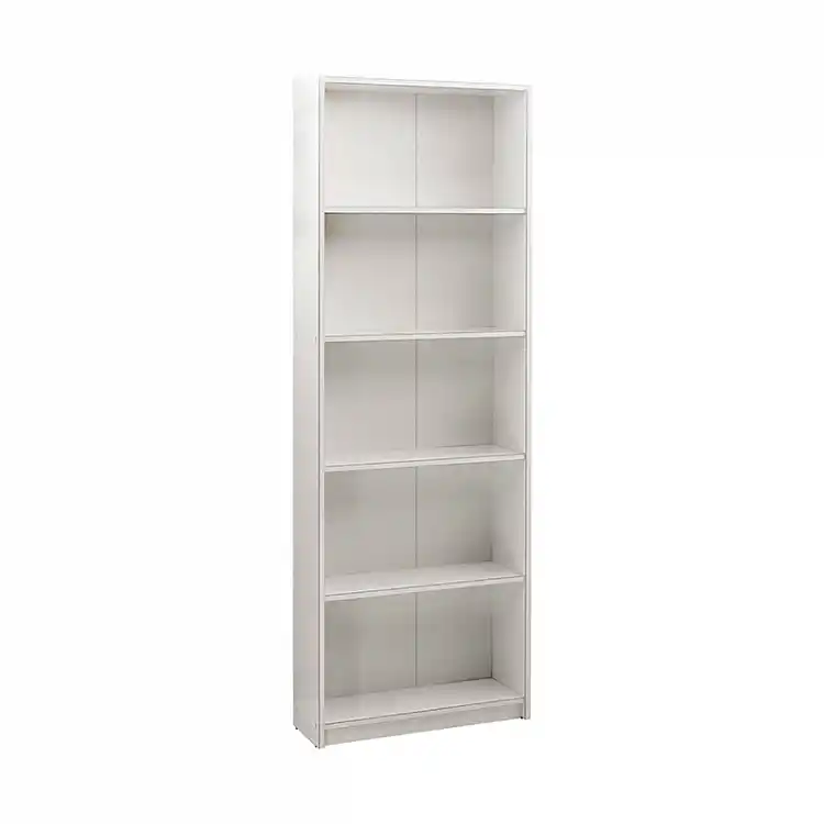 Βιβλιοθήκη Max Megapap χρώμα λευκό 58x23x170εκ. | GP009-0036
