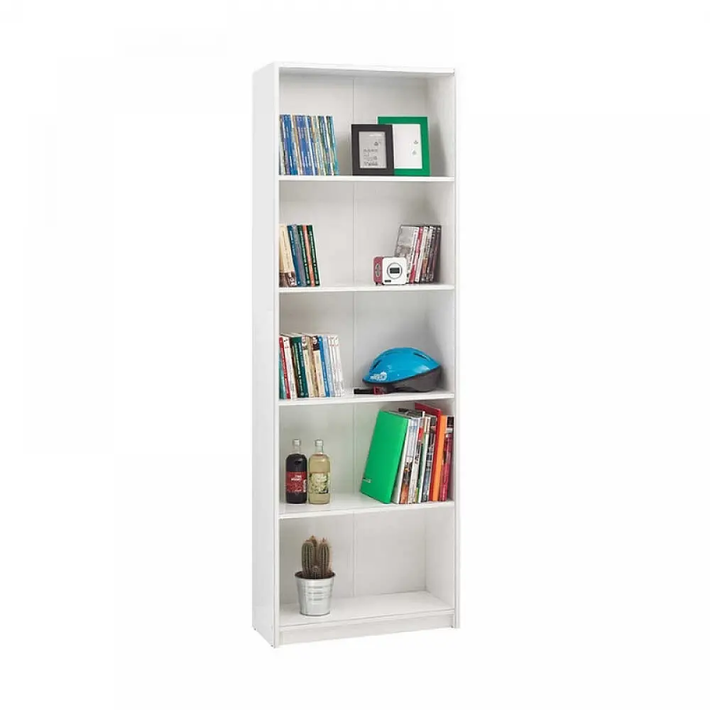Βιβλιοθήκη μελαμίνης Max Megapap σε χρώμα λευκό 58x23x170εκ. - GP009-0036 Βιβλιοθήκη μελαμίνης Max Megapap σε χρώμα λευκό 58x23x170εκ. - GP009-0036