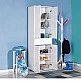 Ντουλάπα ρούχων Diamond Megapap δίφυλλη σε χρώμα λευκό 60x38x187εκ. Ντουλάπα ρούχων Diamond Megapap δίφυλλη σε χρώμα λευκό 60x38x187εκ.