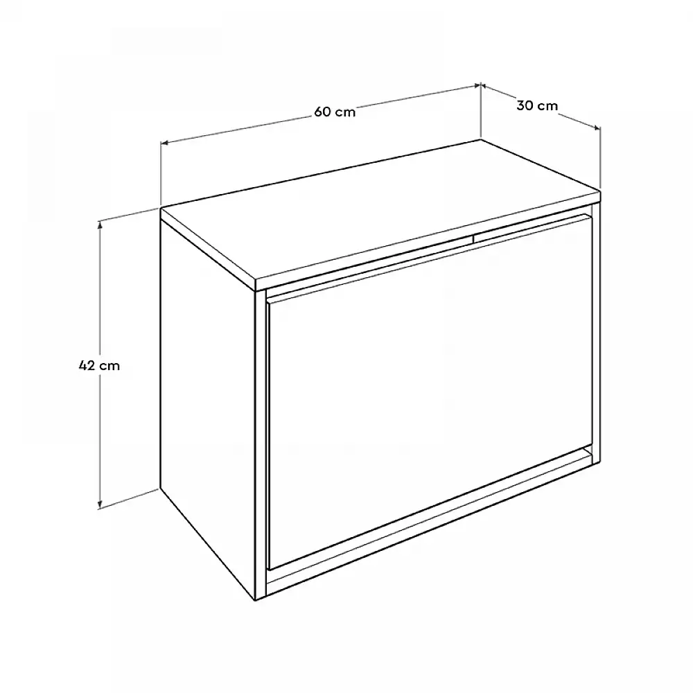 Παπουτσοθήκη Step Megapap 6 ζευγών χρώμα λευκό 60x30x42εκ. | GP009-0126
