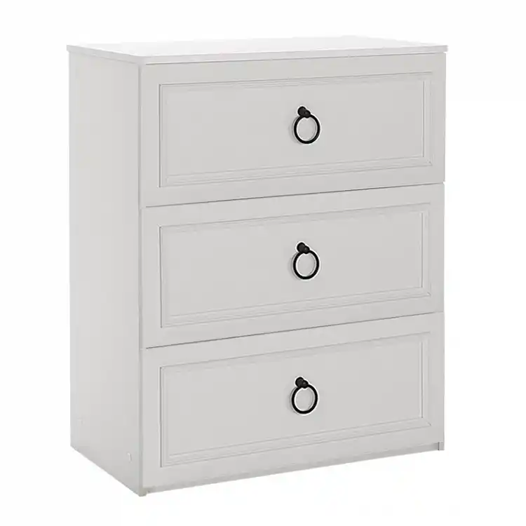 Συρταριέρα Hampton Megapap χρώμα λευκό 72x44x93εκ. | GP009-0228