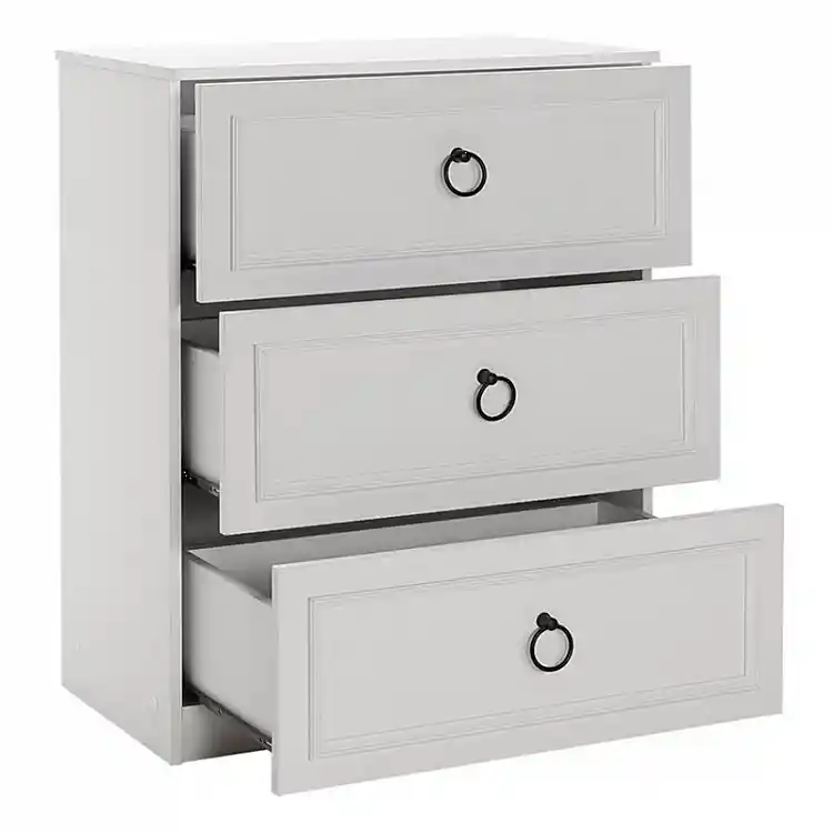 Συρταριέρα Hampton Megapap χρώμα λευκό 72x44x93εκ. | GP009-0228
