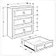 Συρταριέρα Hampton Megapap χρώμα λευκό 72x44x93εκ. | GP009-0228