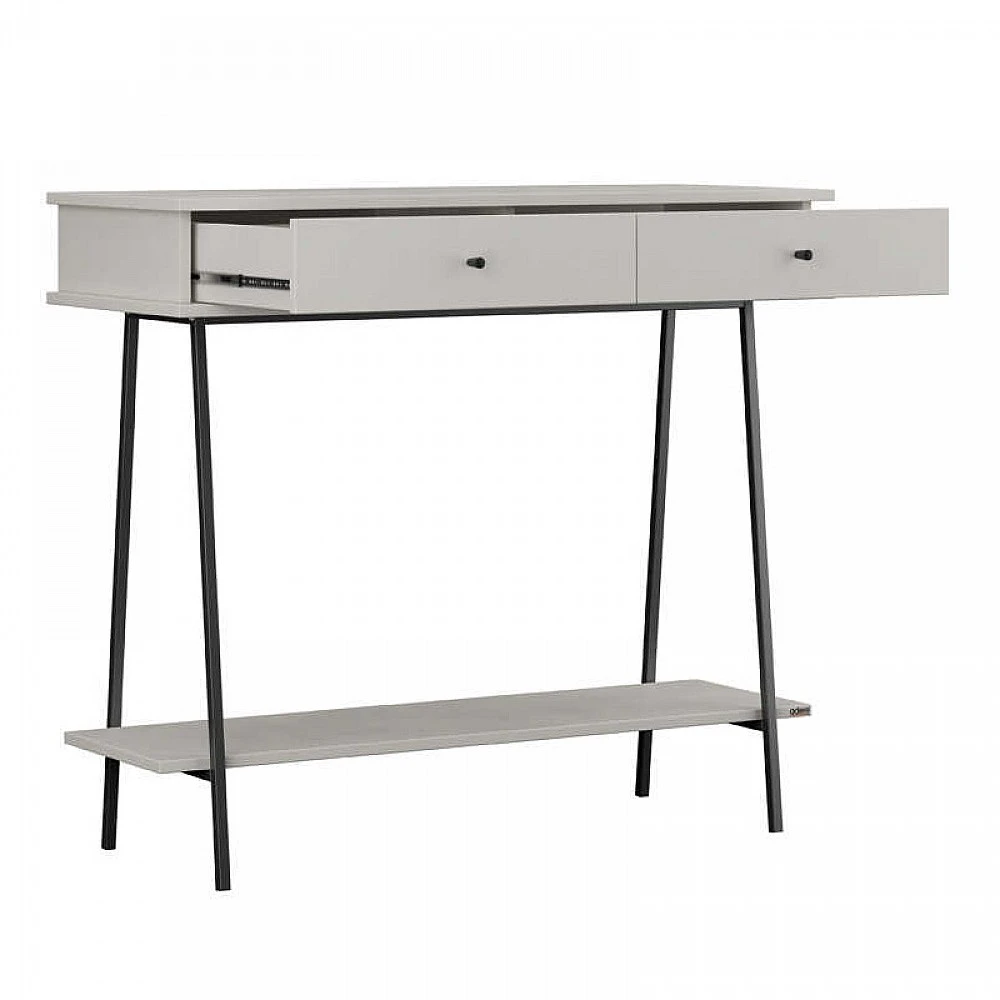 Κονσόλα Elite Megapap χρώμα λευκό του πάγου 100x40x88εκ. Κονσόλα Elite Megapap χρώμα λευκό του πάγου 100x40x88εκ.