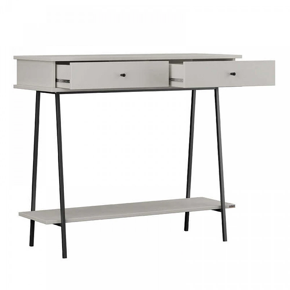 Κονσόλα Elite Megapap χρώμα λευκό του πάγου 100x40x88εκ. Κονσόλα Elite Megapap χρώμα λευκό του πάγου 100x40x88εκ.