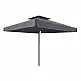 Ομπρέλα επαγγελματική Juno Megapap τηλεσκοπική αλουμινίου χρώμα ανθρακί 4x4m. | GP010-0051,2
