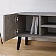 Έπιπλο τηλεόρασης Porto Megapap χρώμα γκρι ρετρό 90x32x42εκ. Έπιπλο τηλεόρασης Porto Megapap χρώμα γκρι ρετρό 90x32x42εκ.
