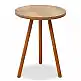 Βοηθητικό τραπεζάκι Roma Megapap χρώμα pine oak 33,5x33,5x46εκ. | GP022-0026,6
