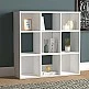 Βιβλιοθήκη Cube Megapap από μελαμίνη χρώμα λευκό 90x30x90εκ. Βιβλιοθήκη Cube Megapap από μελαμίνη χρώμα λευκό 90x30x90εκ.