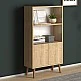 Βιβλιοθήκη μελαμίνης Cube Megapap χρώμα oak 60x24x110εκ. Βιβλιοθήκη μελαμίνης Cube Megapap χρώμα oak 60x24x110εκ.