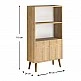 Βιβλιοθήκη μελαμίνης Cube Megapap χρώμα oak 60x24x110εκ. Βιβλιοθήκη μελαμίνης Cube Megapap χρώμα oak 60x24x110εκ.