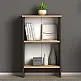 Βιβλιοθήκη μελαμίνης Flora Megapap χρώμα industrial grey - oak 52x25x80εκ. Βιβλιοθήκη μελαμίνης Flora Megapap χρώμα industrial grey - oak 52x25x80εκ.