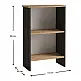 Βιβλιοθήκη μελαμίνης Flora Megapap χρώμα industrial grey - oak 52x25x80εκ. Βιβλιοθήκη μελαμίνης Flora Megapap χρώμα industrial grey - oak 52x25x80εκ.