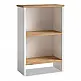 Βιβλιοθήκη μελαμίνης Flora Megapap χρώμα white - oak 52x25x80εκ. - GP022-0074,2