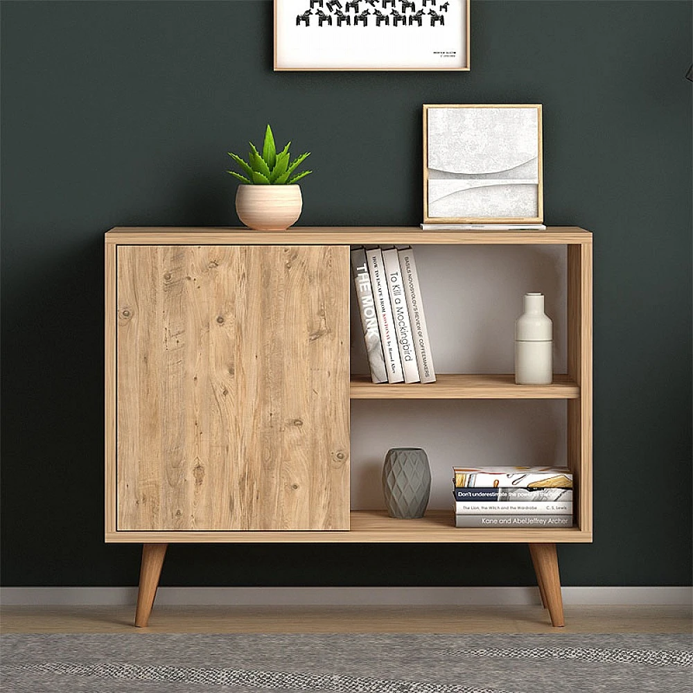 Κονσόλα - μπουφές μελαμίνης Luce Megapap χρώμα pine 80x35x66εκ. Κονσόλα - μπουφές μελαμίνης Luce Megapap χρώμα pine 80x35x66εκ.