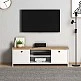 Έπιπλο τηλεόρασης Cube Megapap από μελαμίνη χρώμα pine - white 120x30x40εκ. Έπιπλο τηλεόρασης Cube Megapap από μελαμίνη χρώμα pine - white 120x30x40εκ.