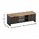 Έπιπλο τηλεόρασης Cube Megapap από μελαμίνη χρώμα pine - industrial grey 120x30x40εκ. Έπιπλο τηλεόρασης Cube Megapap από μελαμίνη χρώμα pine - industrial grey 120x30x40εκ.