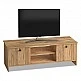 Έπιπλο τηλεόρασης Cube Megapap από μελαμίνη χρώμα pine 120x30x40εκ.