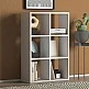 Βιβλιοθήκη Cube Megapap από μελαμίνη χρώμα λευκό 73,5x34x109εκ. Βιβλιοθήκη Cube Megapap από μελαμίνη χρώμα λευκό 73,5x34x109εκ.