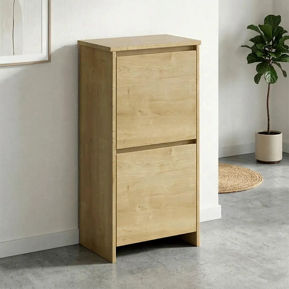 Παπουτσοθήκη Port Megapap χρώμα sapphire oak 48x31x92εκ. | GP026-0102,1