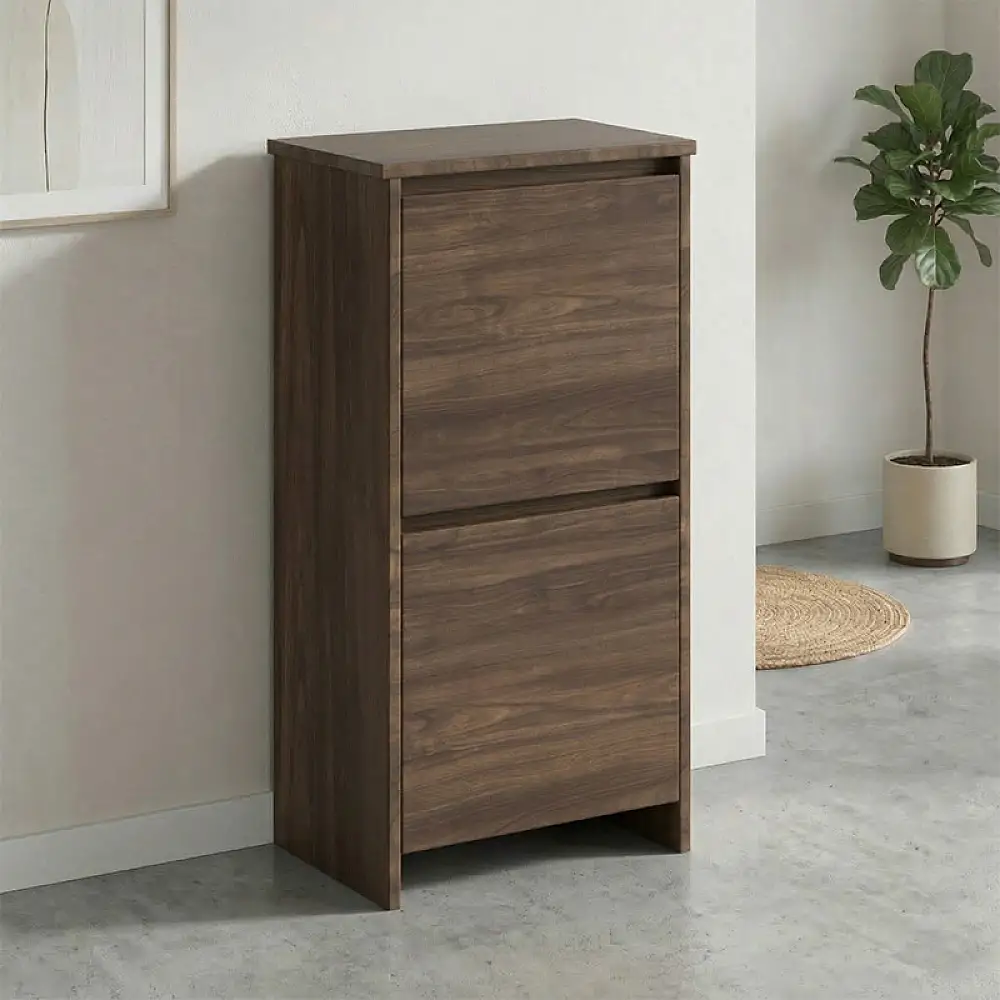 Παπουτσοθήκη Port Megapap χρώμα καρυδί 48x31x92εκ. | GP026-0102,2