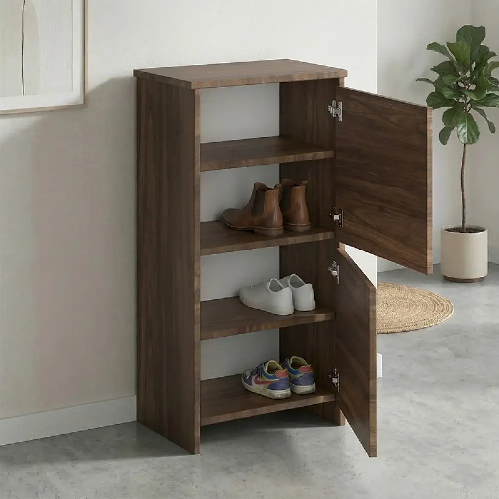 Παπουτσοθήκη Port Megapap χρώμα καρυδί 48x31x92εκ. | GP026-0102,2