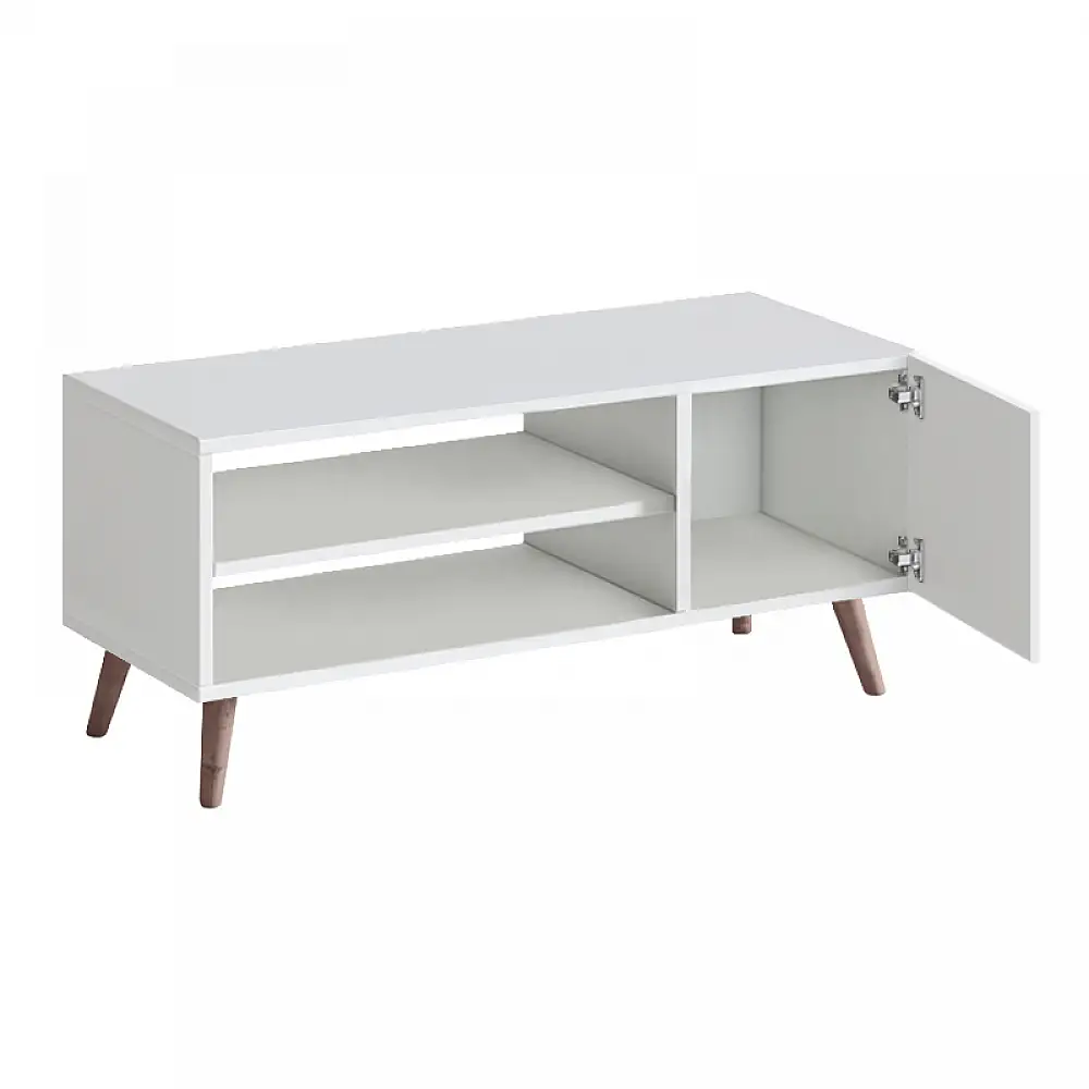 Έπιπλο τηλεόρασης Parma Megapap χρώμα λευκό 90x30x40εκ. | GP026-0105,1