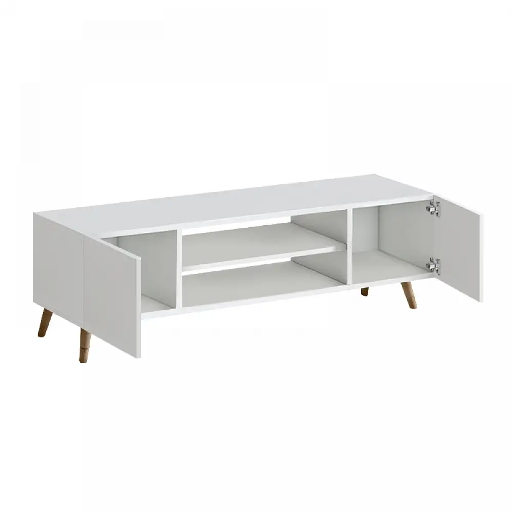 Έπιπλο τηλεόρασης Etna Megapap χρώμα λευκό 150x30x45εκ. | GP026-0107,1