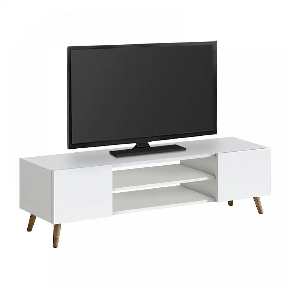 Έπιπλο τηλεόρασης Etna Megapap χρώμα λευκό 150x30x45εκ. | GP026-0107,1