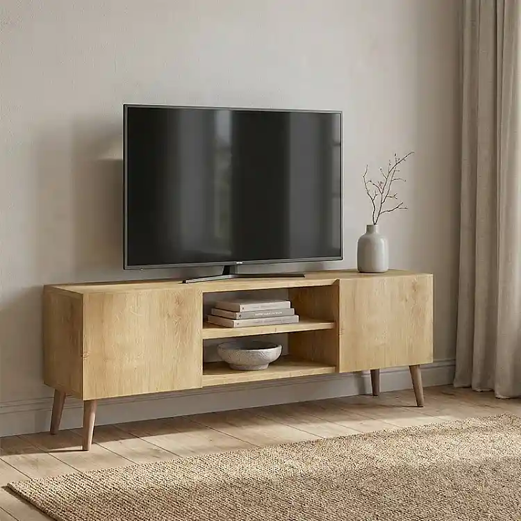 Έπιπλο τηλεόρασης Etna Megapap χρώμα sapphire oak 150x30x45εκ. | GP026-0107,2