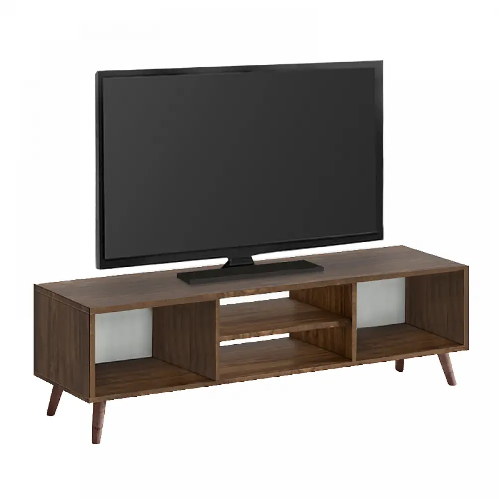 Έπιπλο τηλεόρασης Loren Megapap χρώμα καρυδί 120x30x40εκ. | GP026-0108,3