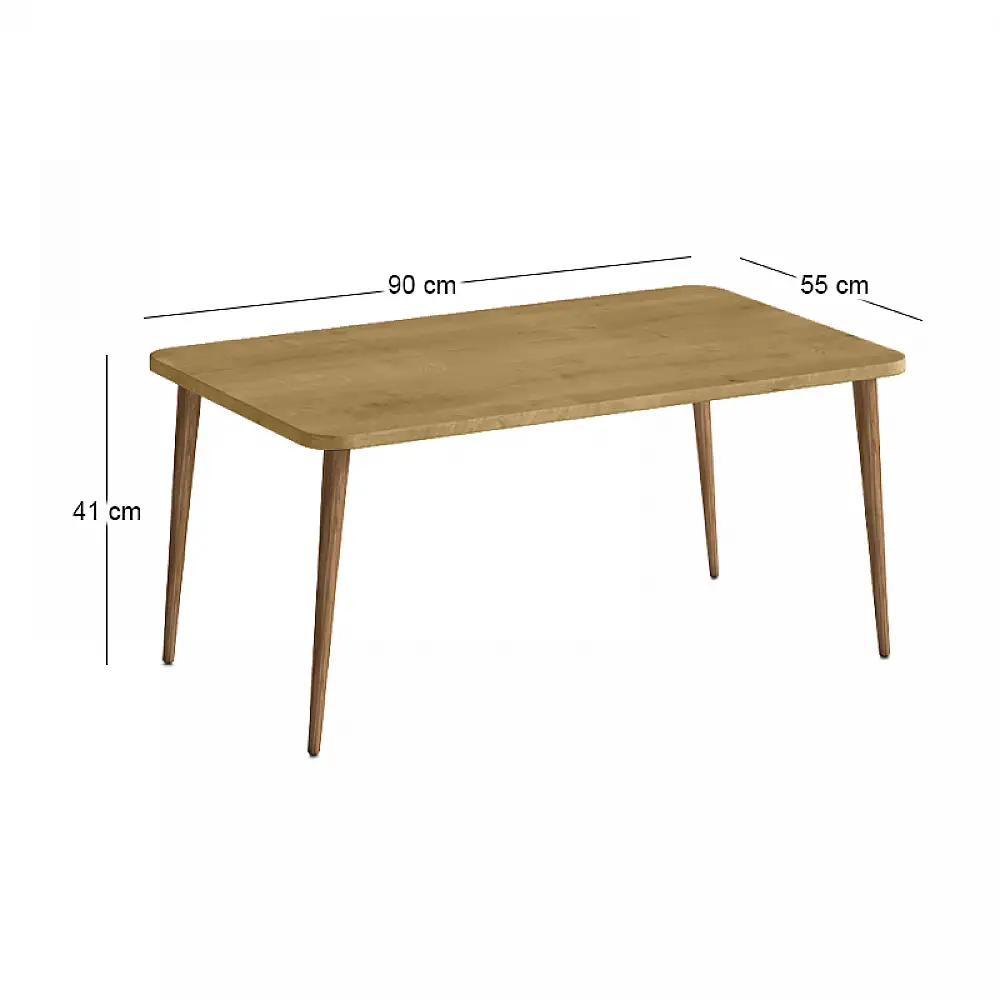 Τραπεζάκι σαλονιού Plane Megapap χρώμα sapphire oak 90x55x41εκ. | GP026-0113,2