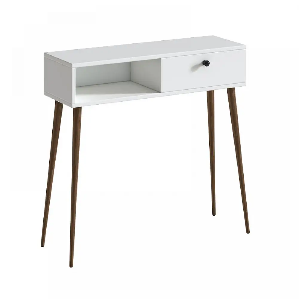 Κονσόλα Napoli Megapap χρώμα λευκό 90x29x88εκ. | GP026-0114,1