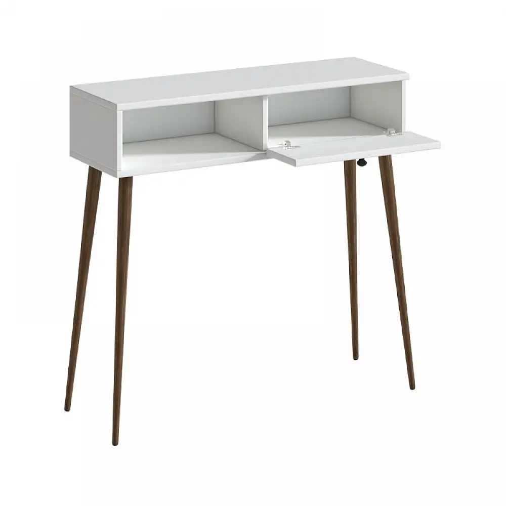 Κονσόλα Napoli Megapap χρώμα λευκό 90x29x88εκ. | GP026-0114,1