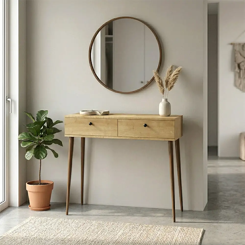 Κονσόλα Alis Megapap χρώμα sapphire oak 110x29x88εκ. | GP026-0115,2