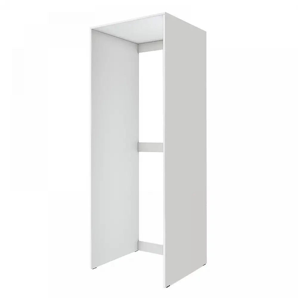 Έπιπλο πλυντηρίου - στεγνωτηρίου Zakar Megapap χρώμα λευκό 70x60x180εκ. | GP026-0121,1