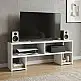 Έπιπλο τηλεόρασης Dabi Megapap χρώμα λευκό 120x30x40εκ. | GP026-0125,1