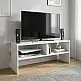 Έπιπλο τηλεόρασης Beirut Megapap χρώμα λευκό 80x30x40εκ. | GP026-0127,1