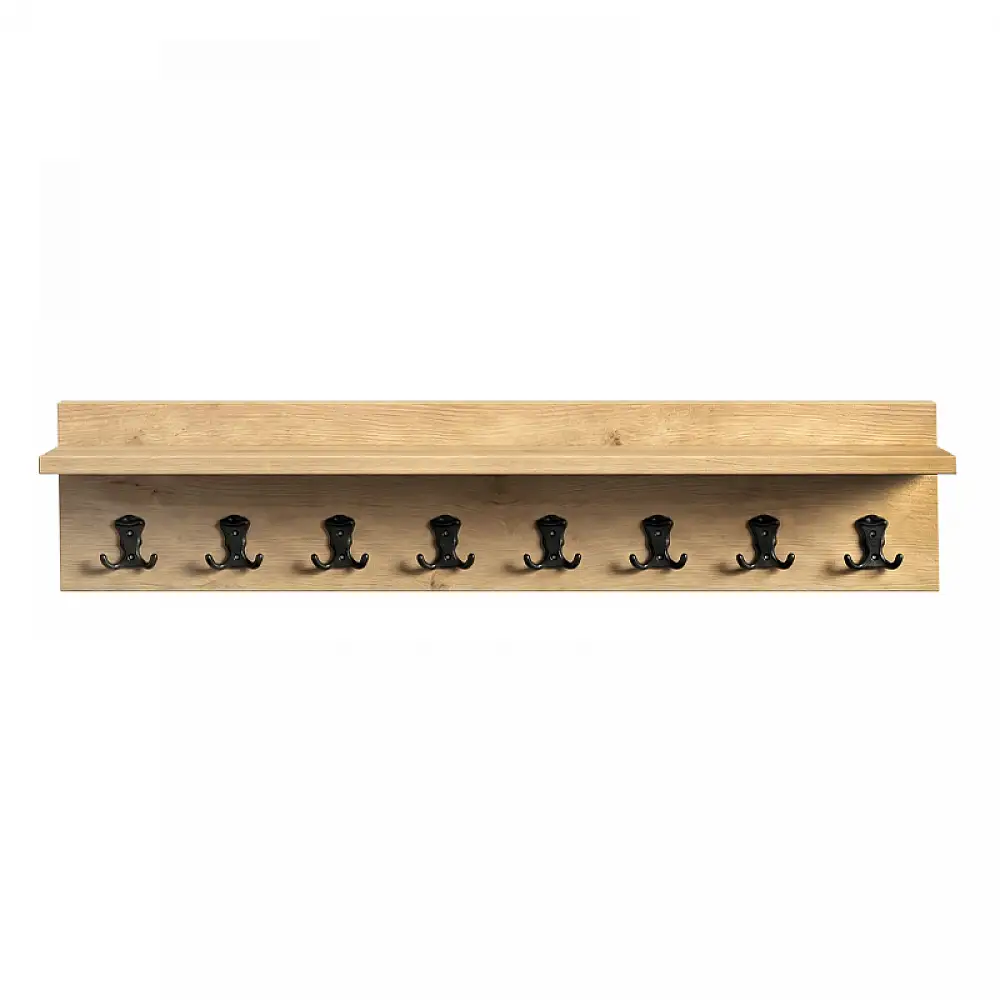 Κρεμάστρα τοίχου Vettini Megapap χρώμα sapphire oak 100x12x20εκ. | GP026-0161,2