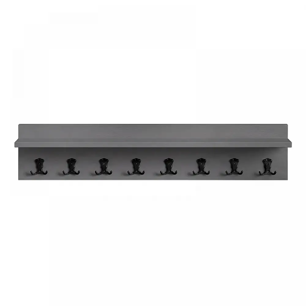 Κρεμάστρα τοίχου Vettini Megapap χρώμα ανθρακί 100x12x20εκ. | GP026-0161,5