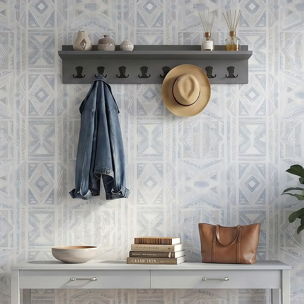 Κρεμάστρα τοίχου Vettini Megapap χρώμα ανθρακί 100x12x20εκ. | GP026-0161,5