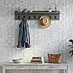 Κρεμάστρα τοίχου Vettini Megapap χρώμα ανθρακί 100x12x20εκ. | GP026-0161,5