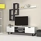 Σύνθεση τηλεόρασης Lonsa Megapap χρώμα λευκό 160x35x40εκ. Σύνθεση τηλεόρασης Lonsa Megapap χρώμα λευκό 160x35x40εκ.